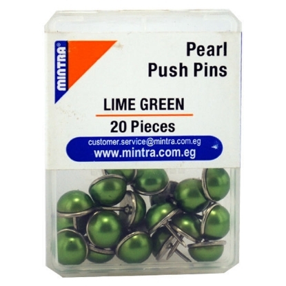Picture of Blackboard pin Pearl (lime green Z56 ) 20 pieces 9566