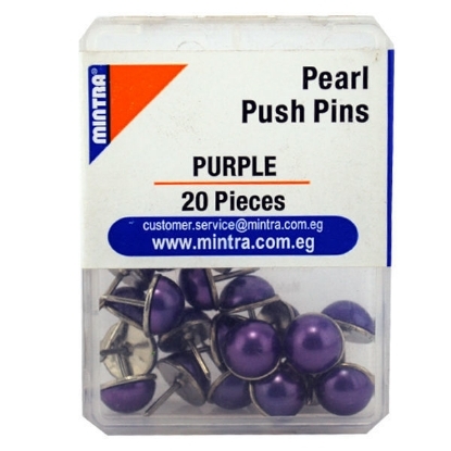 Picture of Blackboard pin Pearl (Purple Z48) 20 pieces 95655
