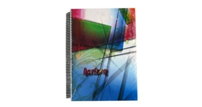 Picture of Notebook Hard Cover Horizon 150 sheets 3 separator A4