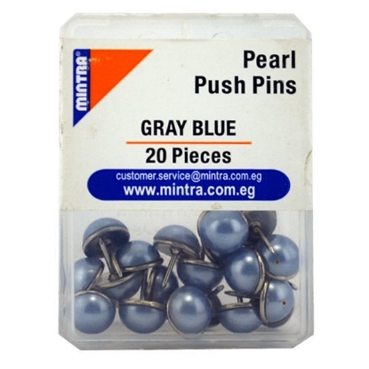 Picture of Blackboard pin Pearl (gray blue Z15 ) 20 pieces 95645
