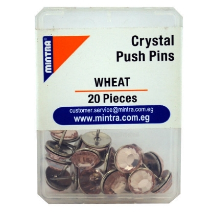 Picture of Crystal blackboard pin color(Wheat 7 )20 Pieces 95670
