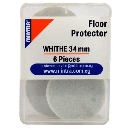 Picture of  Floor Protector  - Mintra - Round – 34 Ml - White - No. 96250