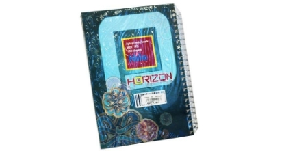 Picture of Notebook Hard Cover Wire Horizon 150 sheets 3 spacer A5