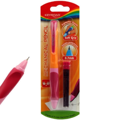 Picture of KEYROAD MECHANICAL PENCIL 0.7 MM + LEADS / CARD MODEL KR971506