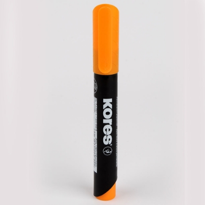 Picture of Marker Pen – Kores  - Chiesl Tip  - Orange - Model 20954