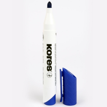 Picture of Whiteboard Marker - Kores - Round Tip XW1 Blue NO: