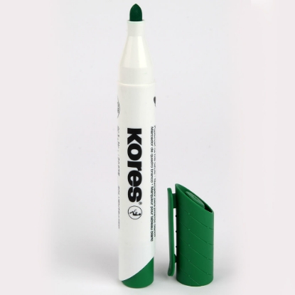 Picture of Order now, Kores whiteboard pen round tip green color at the best price