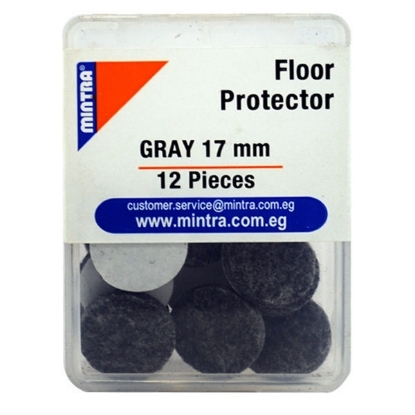Picture of Floor Protector – Mintra  - Double Face – 17 Mm – Gray Color – 12 Pcs – No. 95990