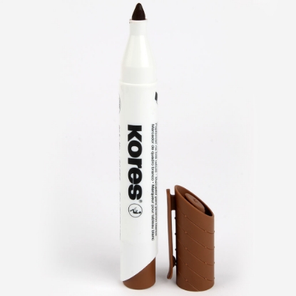 Picture of Whiteboard Marker - Kores - CHIESL TIP XW2 brown