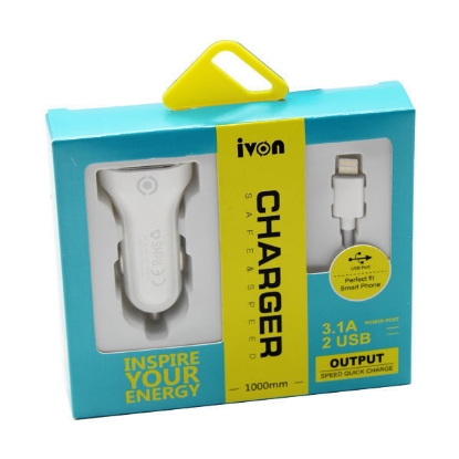 Picture of CAR CHARGER IVON IPHONE MODEL CC18