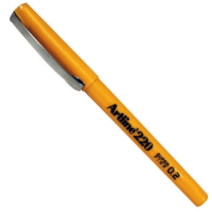 Picture of Artline writing pen EK-220N 0.2 mm brouwn