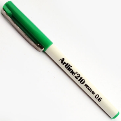 Picture of Artline writing pen EK-210 N 0.6mm green