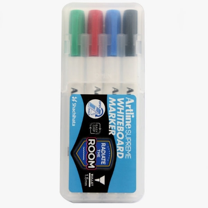 Picture of Artline Supreme Whiteboard Marker Pens Set [EPF-507/4PW1]