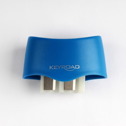 Picture of Keyroad sharpener with double hole, 2 holes, high steel blade for permanent use