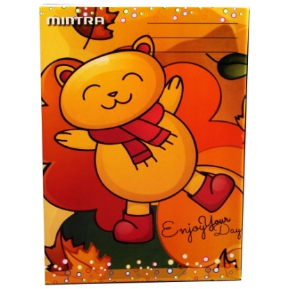 Picture of SCHOOL NOTEBOOK MINTRA STAPLED 60 PAPERS ENGLISH COSHET COVER