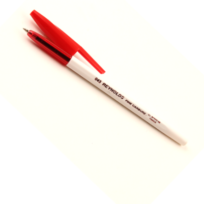 Picture of BALLPOINT PEN RYNOLDS FRANCE MODEL 045 RED
