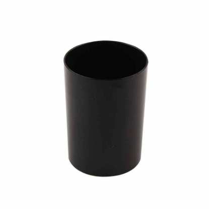 Picture of Black round plastic Ark  pen cup Model 556k