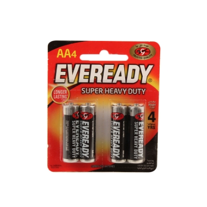 Picture of Eveready super heavy duty battery 4 on card BP-4PER1215 -