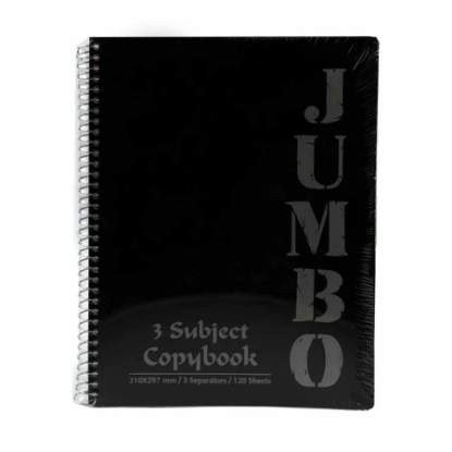 Picture of Mintra Jumbo notebook 120 sheets 3 separators A4