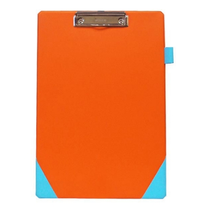 Picture of FARES CLIPBOARD LEATHER WITH POCKET + PEN HOLDER BRIGHT COLORED A5