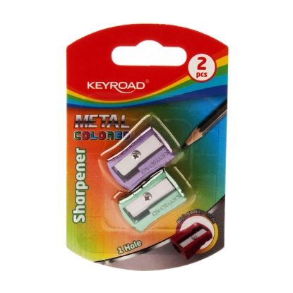 Picture of Keyroad sharpener, metal, 2 colors/cart, model KR971864