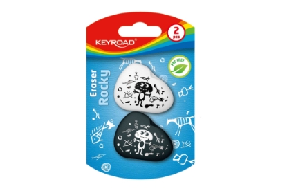 Picture of KeyRoad Rocky Eraser, 2 pieces / card