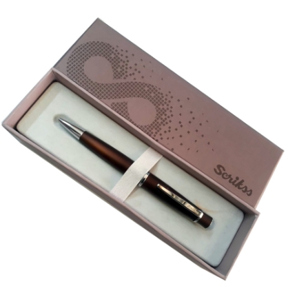 Picture of SCRIKSS CHIC BALL PEN 62 BROWN IN PREMIUM BOX MODEL 79369 