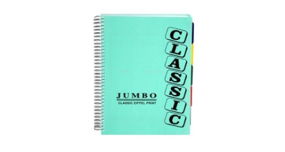 Picture of Jumbo Notebook Wire 300 Lined Sheets 6 Spacers A4
