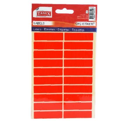 Picture of HANDWRITING LABEL TANEX GERRN 50 × 13 MM 5 SHEETS A5 / 20 MODEL OFC-109 