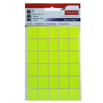 Picture of HANDWRITING LABEL TANEX GREEN 23 × 19 MM 5 SHEETS A5 / 30 MODEL OFC-111