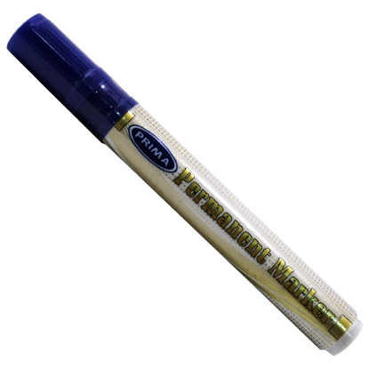 Picture of PRIMA PERMANENT MARKER CHISEL TIP BLUE