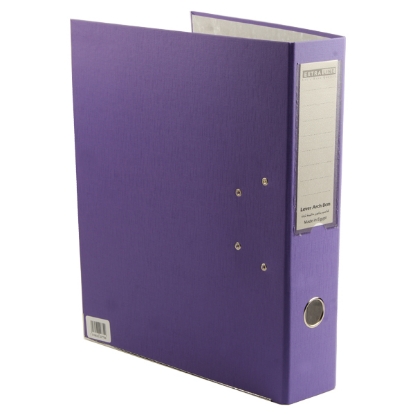 Picture of Extra Line Lever Arch 8 cm Purple Binder