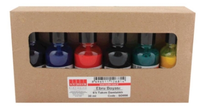 Picture of Colors of ceramic sador, set of 6 bottles, 30 ml, model SD856