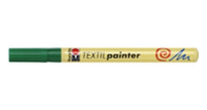 Picture of قلم الوان رسم على القماش 1.2 مللى ماربو اخضر رقم 067 -