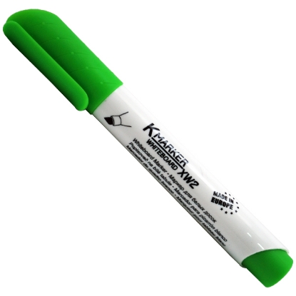 Picture of  Whiteboard Marker - Kores - Chiesl Tip - Light Green - Model 20851