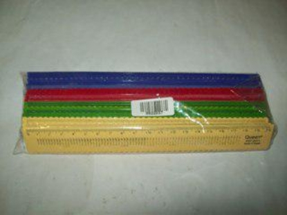 Picture of RULER LETTERS AND MULTIPLICATION TABLE  PLASTIC 20 CM 