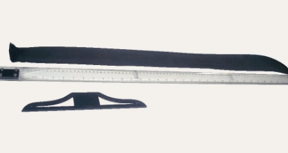 Picture of RULER PLASTIC PHERONIC SHAPES 25 CM 