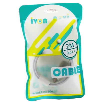 Picture of ivon cable charger and data type-c 2m 