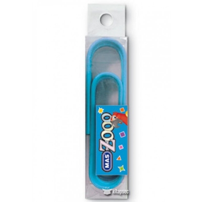 Picture of Paper Clips - 100 Mm - No: 10 - Zoo - NO:602 - ازرق