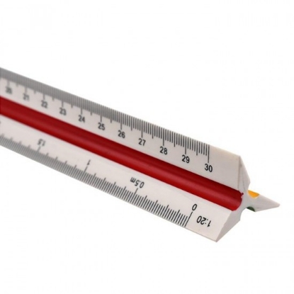 Picture of RULER SCALE PLASTIC 30 CM MODEL 1- 2000 