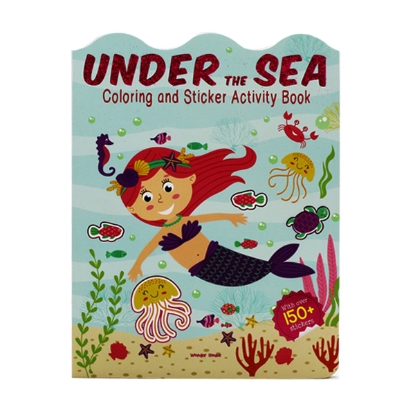 Picture of Under The Sea Coloring and Sticker Activity Book 