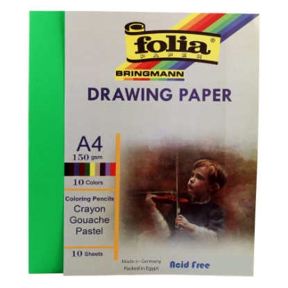 Picture of Folia packet of 10 sheets 150 g , A4 color green