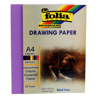 Picture of Folia packet of 10 sheets 150 g , A4 color violet 