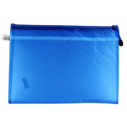 Picture of Simba Plastic Zipper File A4 Size - Blue