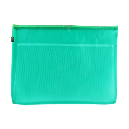 Picture of Simba Plastic Zipper File A3 Size - green