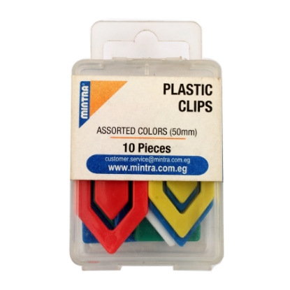 Picture of Striped paper clip 50 ml 10 pieces Mintra Model 943