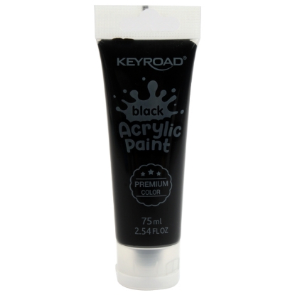 Picture of Keyroad Acrylic Paint 75 ml Black KR972202