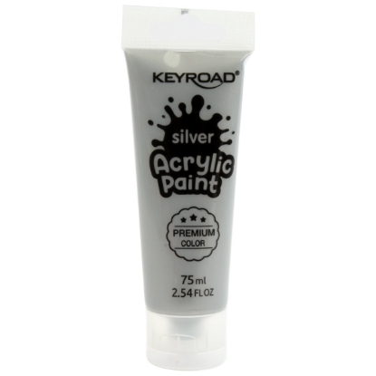 Picture of Keyroad Acrylic Paint 75 ml Silver KR972212