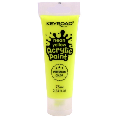 Picture of Keyroad Acrylic Paint 75 ml Neon Yellow KR972214