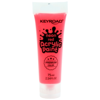 Picture of Keyroad Acrylic Paint 75 ml Neon Red KR972219